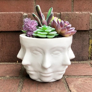 3D Printed Polyface Planter Bowl image 2