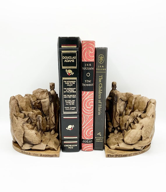 The Argonath Bookends 3D Printed Handpainted Bookshelf Etsy Australia