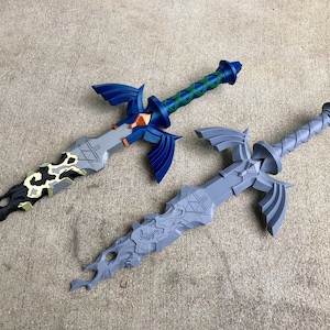 Corrupted Master Sword 3D Printed Collectible Cosplay Prop image 9