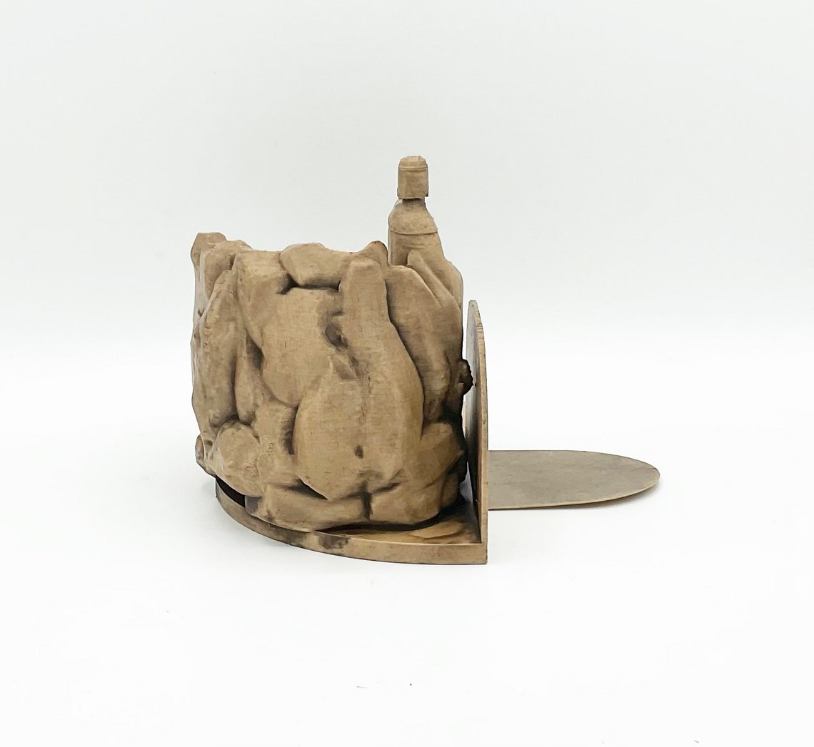 The Argonath Bookends 3D Printed Handpainted Bookshelf Etsy