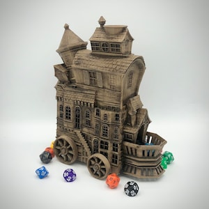 Merchant Wagon Dice Tower from Fate's End Dice Towers by Kimbolt Creations