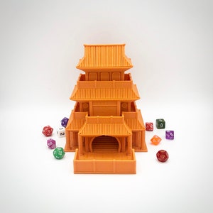 Shizuka Samurai Set Dice Tower from Mythic Roll Dice Towers & Dice Boxes by Unchained Games