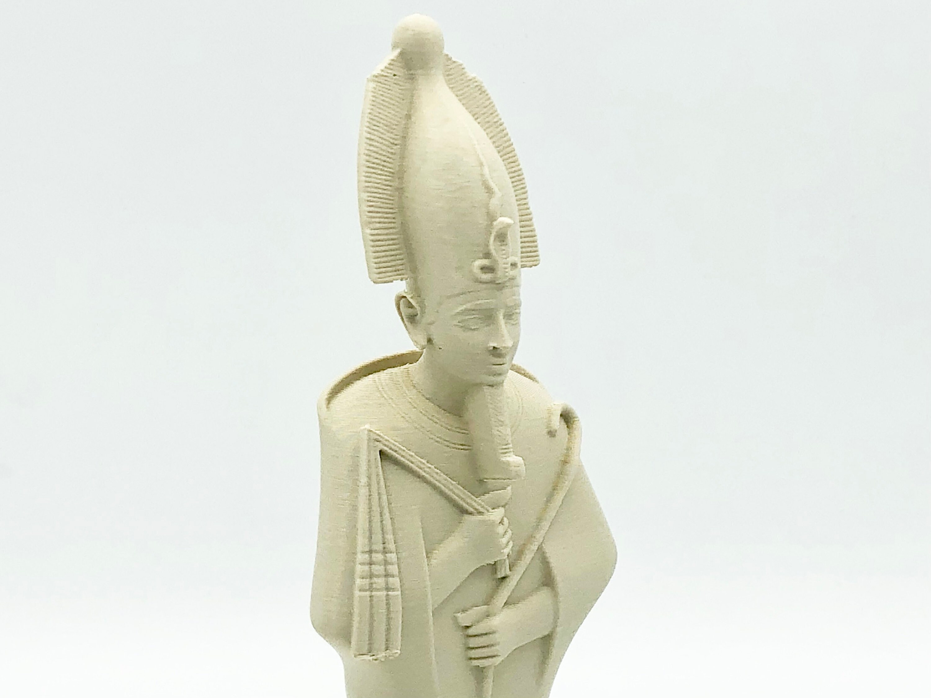 オシリス古代エジプト神ウシャブティ像 3Dプリントデスク