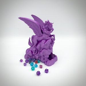 Majestic Alicorn Dice Tower from Fate&#39;s End Dice Towers by Kimbolt Creations