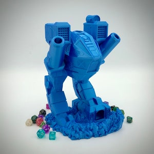 Battle Mech Dice Tower from Fate&#39;s End Dice Towers by Kimbolt Creations