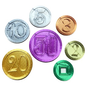 3D Printed Scythe Currency Token Replacement Coins