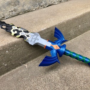 Corrupted Master Sword 3D Printed Collectible Cosplay Prop image 6