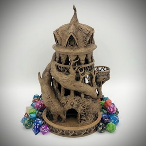 Druid Dice Tower from Fate's End Dice Towers by Kimbolt Creations