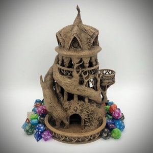 Druiden Würfelturm von Fate&#39;s End Dice Towers von Kimbolt Creations