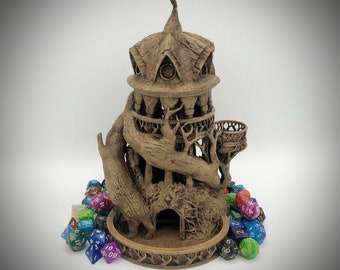 Druid Dice Tower from Fate&#39;s End Dice Towers by Kimbolt Creations