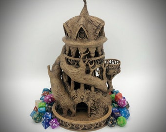 Druid Dice Tower from Fate's End Dice Towers by Kimbolt Creations