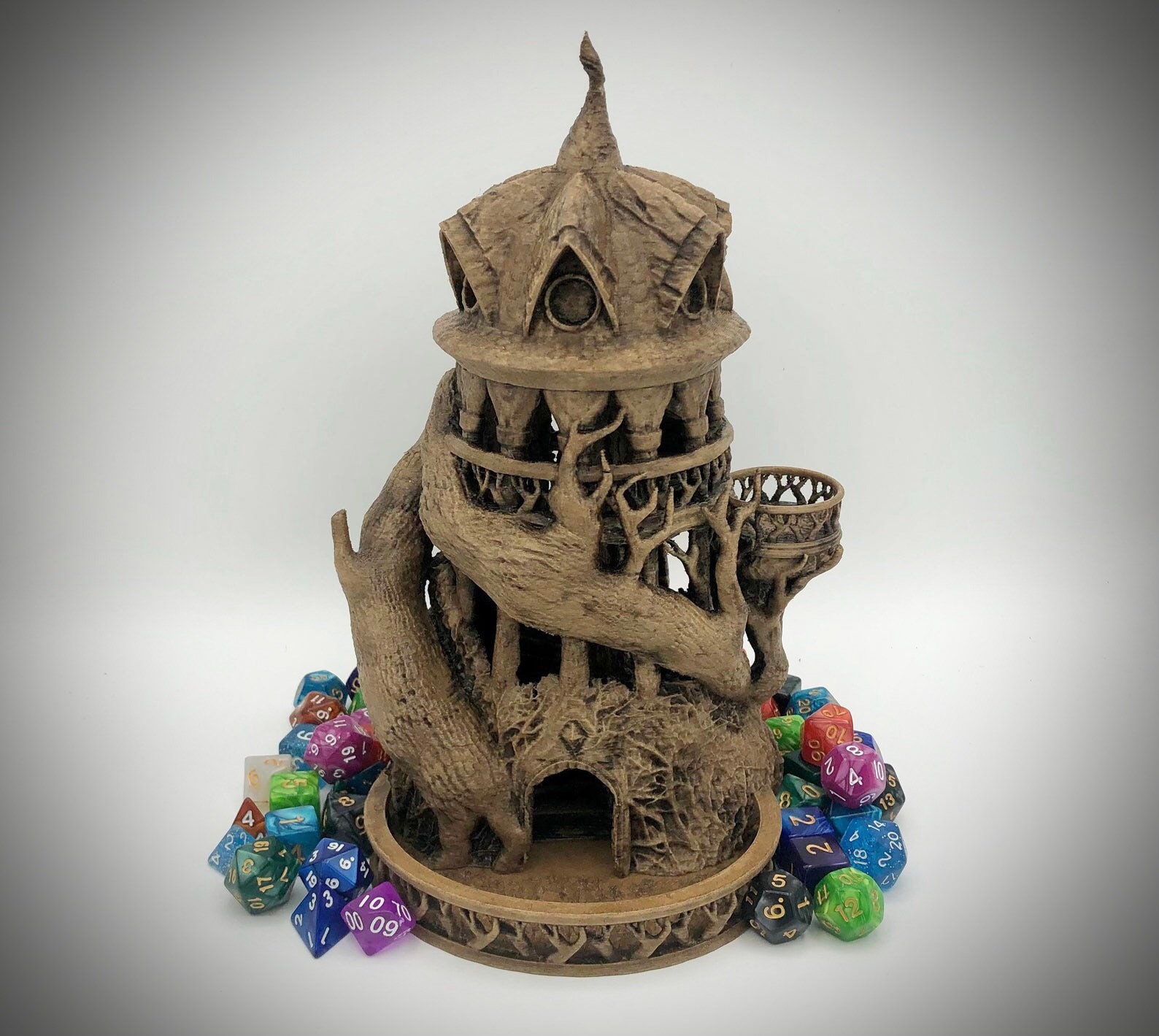 Druid Dice Tower from Fate's End Dice Towers by Kimbolt Creations