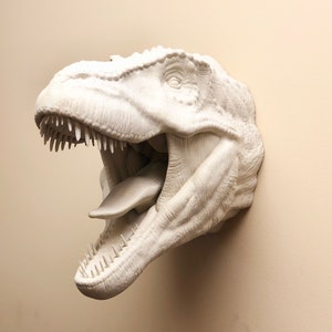 XL Tyrannosaurus Head Wall Art Mount - 3D Printed Bust