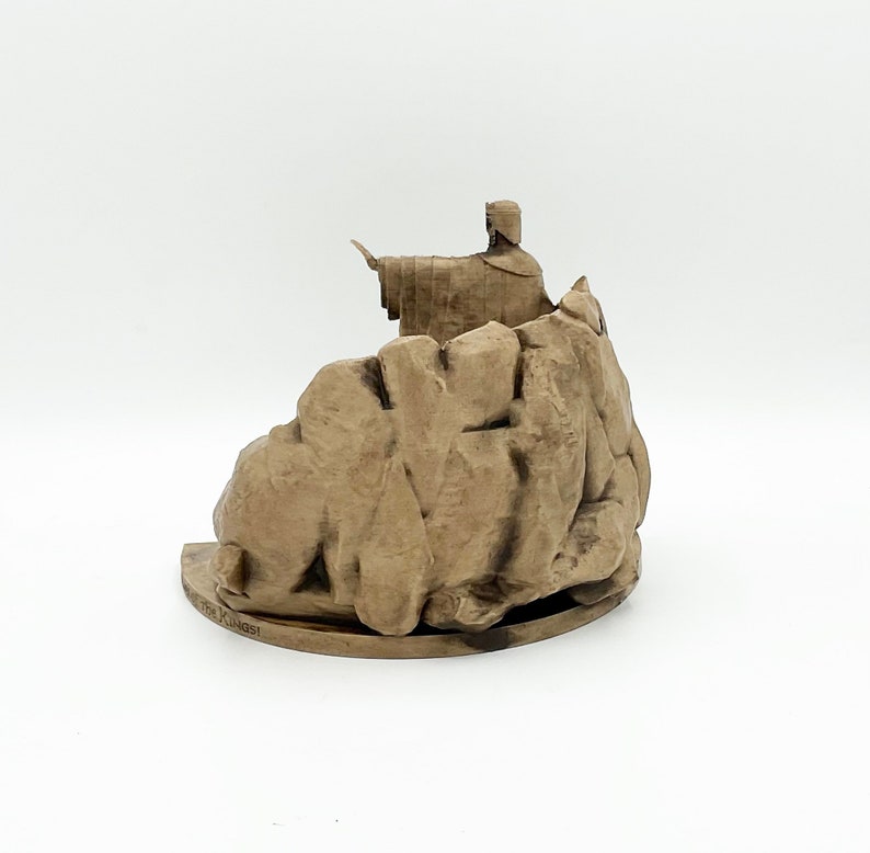 The Argonath Bookends 3D Printed Handpainted Bookshelf Etsy