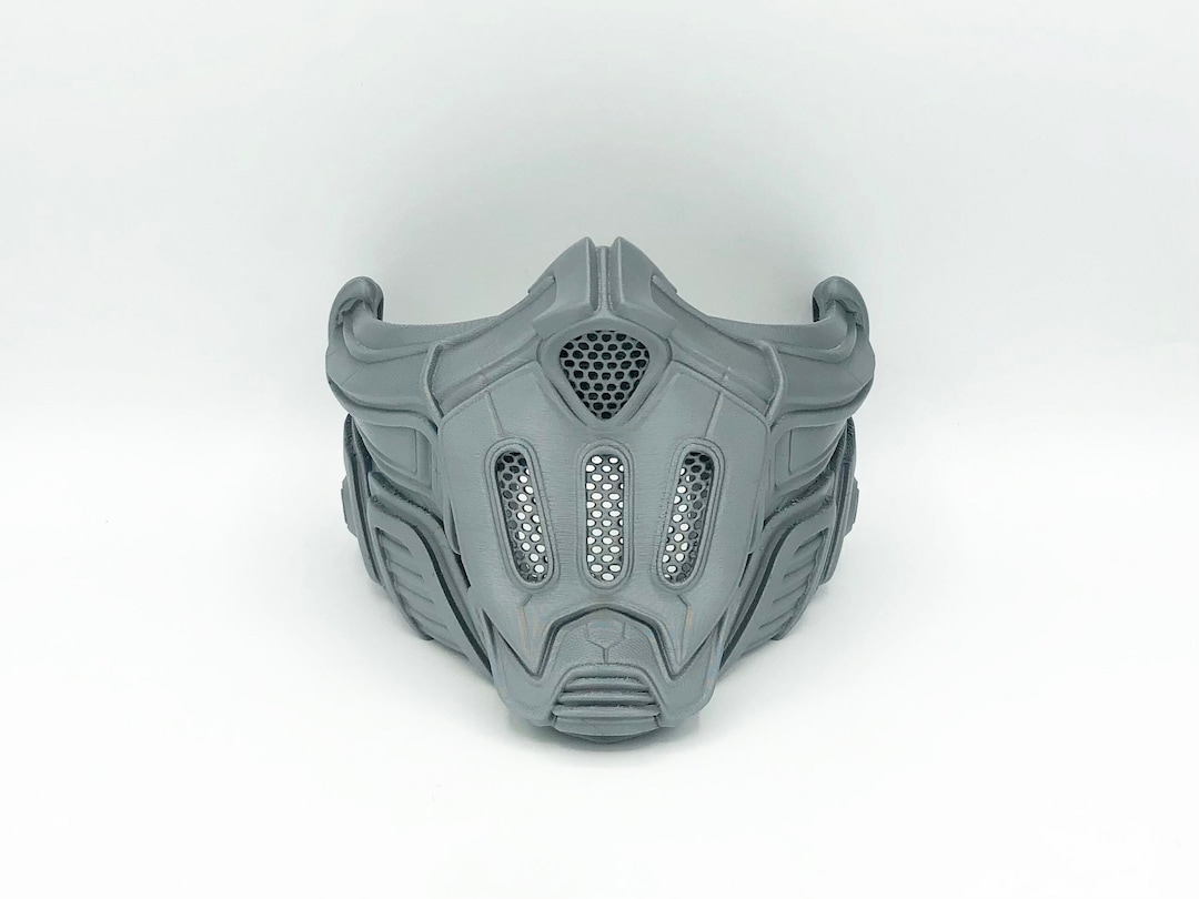 3D Printed Cyber Cosplay Mask - Various Colors - Etsy