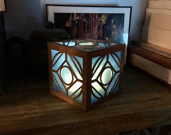 Hand-Painted 3D Printed Jedi Holocron Wayfinder Inspired by STAR WARS