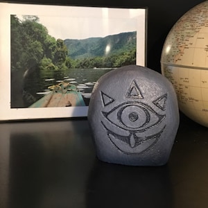 Hand-Painted Legend of Zelda: Ocarina of Time Gossip Stone Statue