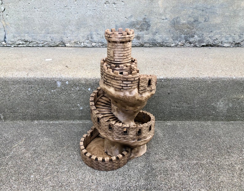 The Spiral Tower Dice Tower 3D Printed Castle Tower Dice Tower image 3