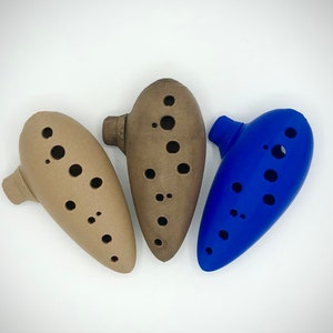 Hand-Painted Ocarina Inspired by Legend of Zelda