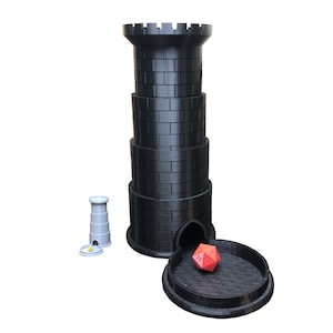 XL Colossal Collapsible Dice Tower - 3D Printed Dice Tower