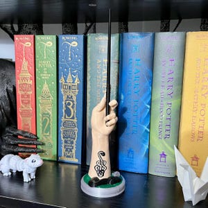 The Serpent Bookshelf Decor - HP Dramione Inspired 3D Printed Bookish Decor - FULL COLOR