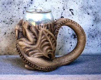 Dragon Mug 3D Printed Can Holder - Various Colors