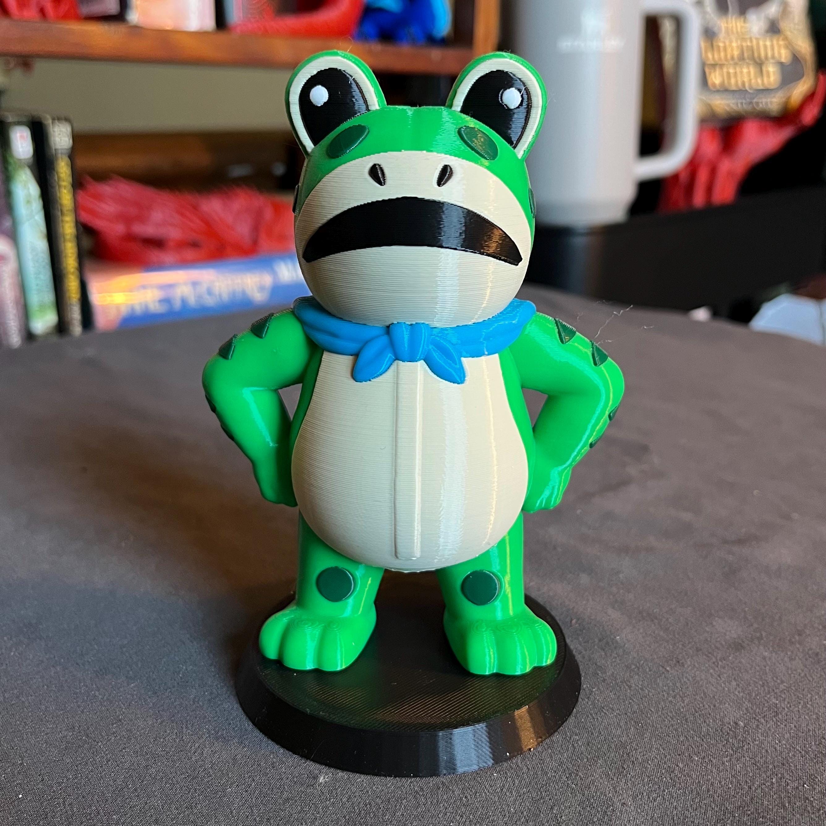 Protest Frog Figure - Courageous Frog Hero Office Decor - Etsy