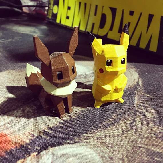 Paint It Yourself Pokemon Lets Go Pikachu And Lets Go Eevee Starter Pikachu And Eevee Piy Set