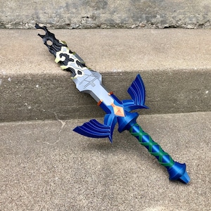 Corrupted Master Sword 3D Printed Collectible Cosplay Prop image 5