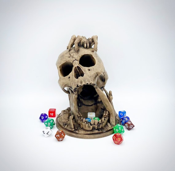 Desert's Kiss Skull Diorama Dice Tower by Ars Moriendi 3D - Etsy
