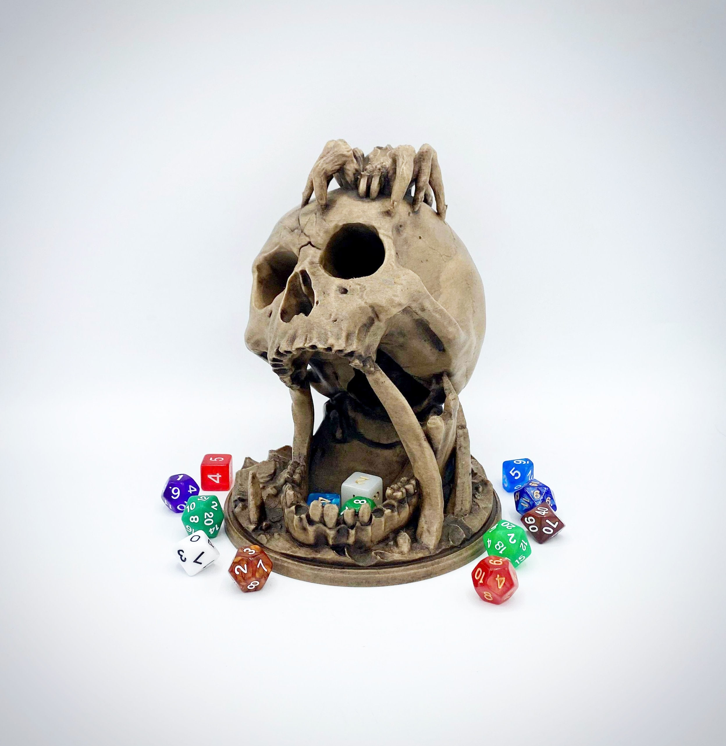 Desert's Kiss Skull Diorama Dice Tower by Ars Moriendi 3D - Etsy