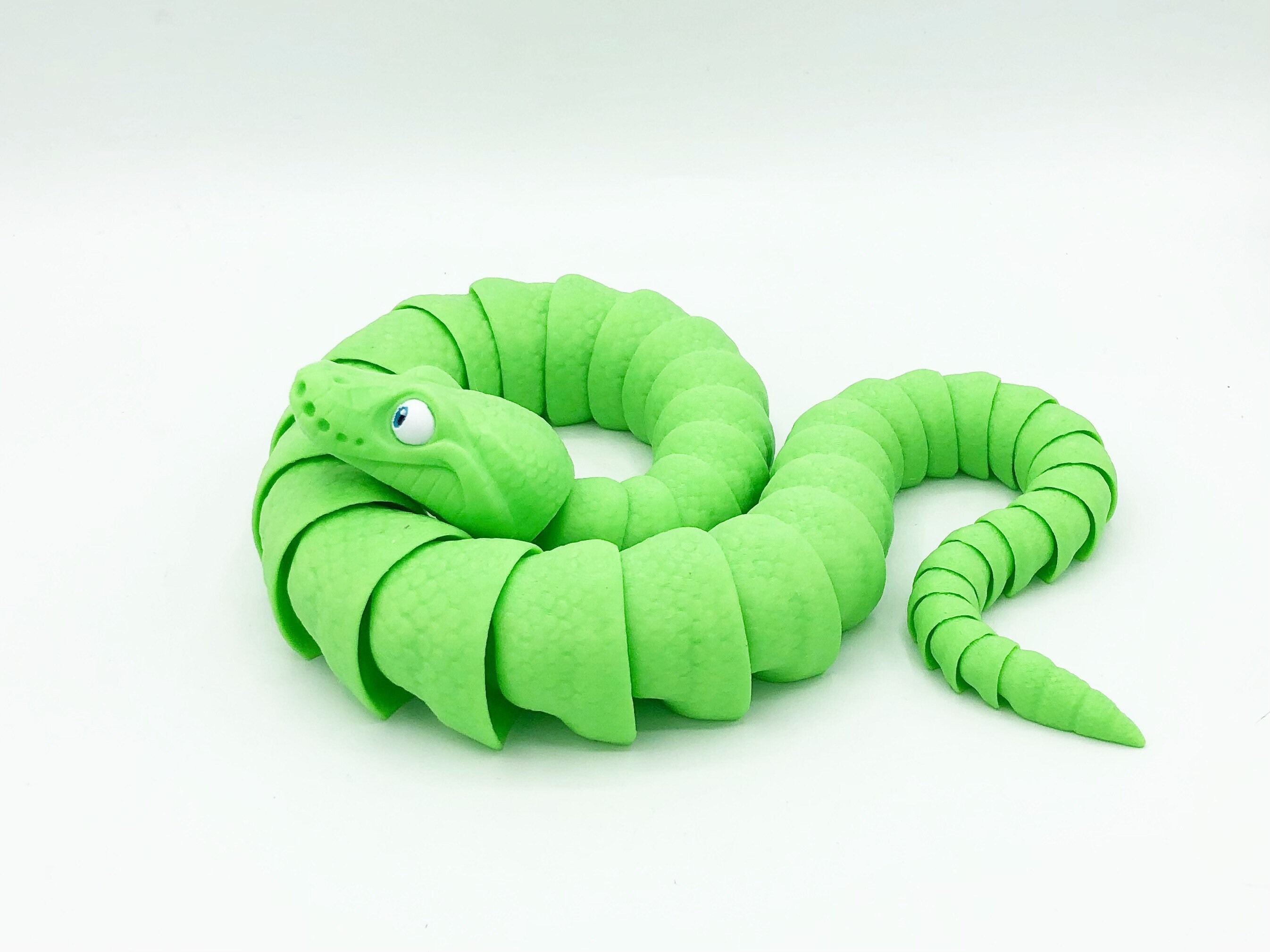 Flexi Ball Python 3D Printed Articulated Fidget Toy - Full Color - Etsy