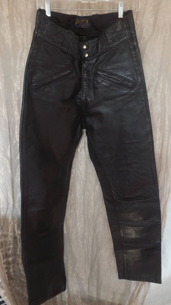 Vintage Biker Leather pants