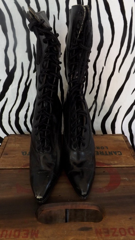 Victorian Lace Up Boots