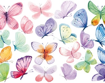 Butterfly Clipart, Watercolor Clipart, Watercolor Butterfly, Butterfly, Svg, Png, Digital Download, Instant Download, Commercial Use