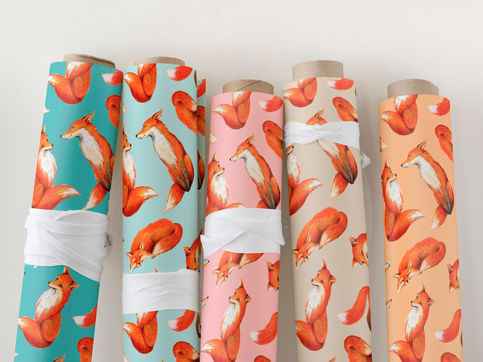 Fox Pattern Digital Paper Seamless Repeat Pattern Seamless - Etsy