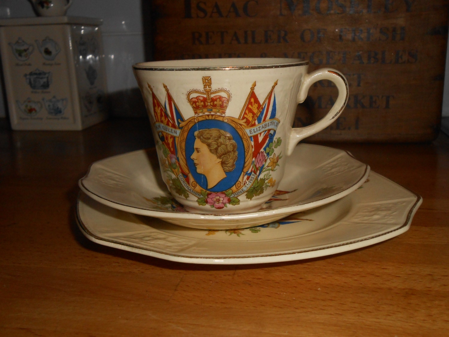 Coronation Elizabeth 2nd tea cup saucer