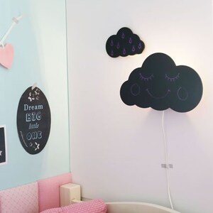 Cloud Wall Light, LED Wall Lamp, Cloud Night Light, Childrens Night Light, Kids Wall Lamp, Kids Wall Light, Nursery Night Light, Baby Lamp