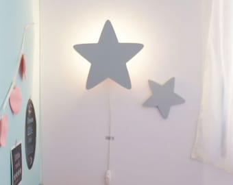 Star Night Light, Star Lamp, Star Wall Light, Children Night Light, Baby LED Lamp, Kids Wall Light, Nursery Lighting, Christmas Gifts
