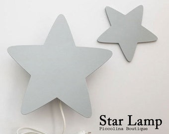 Star Night Light, Star Lamp, Star Wall Light, Children Night Light, Baby LED Lamp, Kids Wall Light, Nursery Lighting, Regalos de Navidad