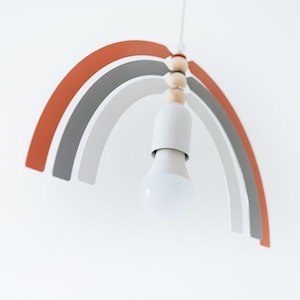Rainbow Light, Nursery / Kids Bedroom / Playroom Ceiling Rainbow Lamp,  Children&#39;s Room Pendant Light, Multiple Color Options, Kids Decor