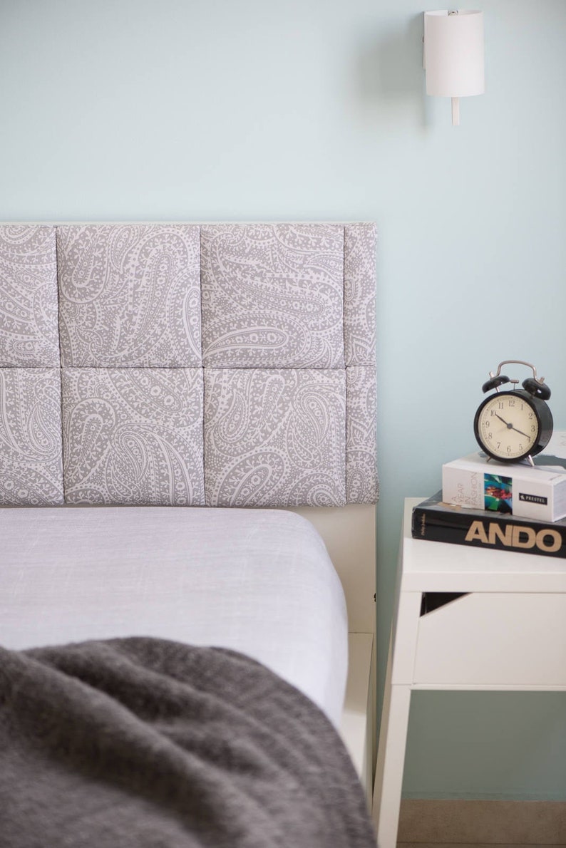 Unique CANVAS Headboard Cushion Headboard Pillow Full Size Etsy