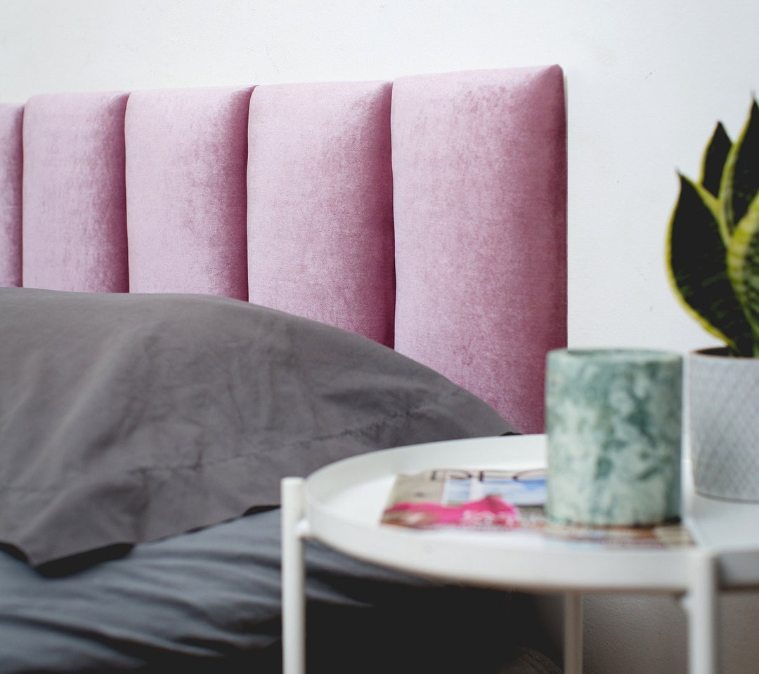 Purple headboard queen discount