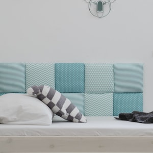 Cojín de pared para respaldo de cama tamaño Queen, almohada de lectura  grande, cojín lumbar tapizado, funda extraíble para dormitorio, sofá cama
