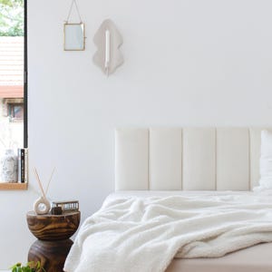 Wall Hanging Headboard, Bed Headboard, Bedroom Teen & Kids Headboard Wall Cushions, Bed Decor, Montessori House Bed, Montessori Furniture