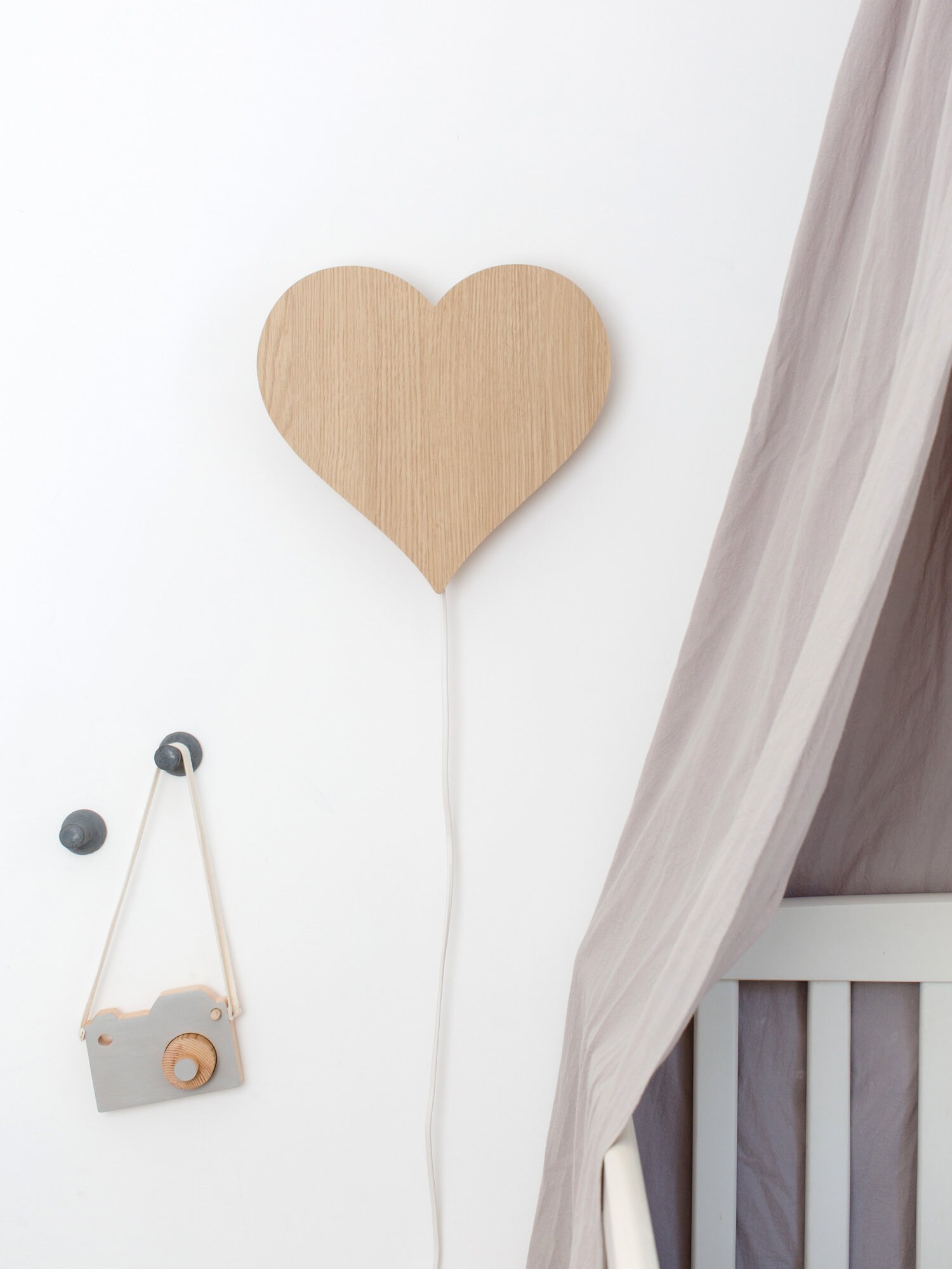 Wooden Heart Night Light Heart Shaped Led Light Childrens Etsy UK