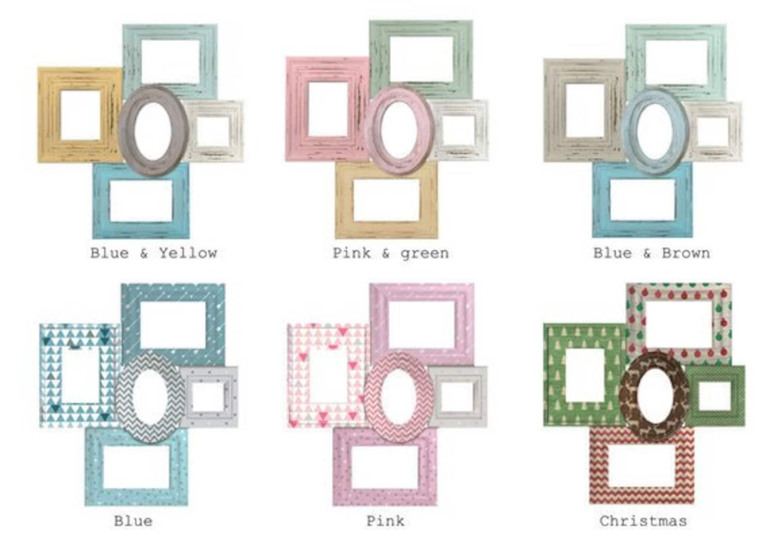 Vintage Style Collage Picture Frame Home Decor Gift Etsy