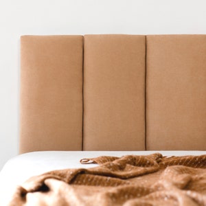 Sänggavel i manchester, väggpaneler för sängar, tygdekor, klädda kakel, sänggavel i king size-storlek, sänggavel i queen size-storlek, vit beige brun grön och mer