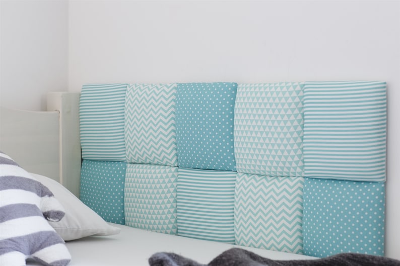 Square Cotton Wall Panels Fabric Wall Tiles for Kids Bedroom Etsy