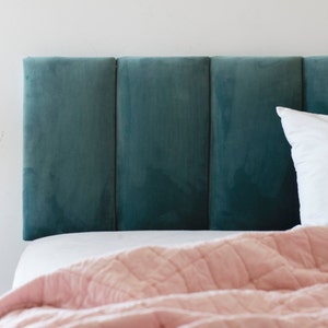 Upholstered Headboard, Queen Headboard, King Headboard, Headboard Panels, Velvet Headboard, Soft Fabric Wall Cushions, Corner Bed Boards